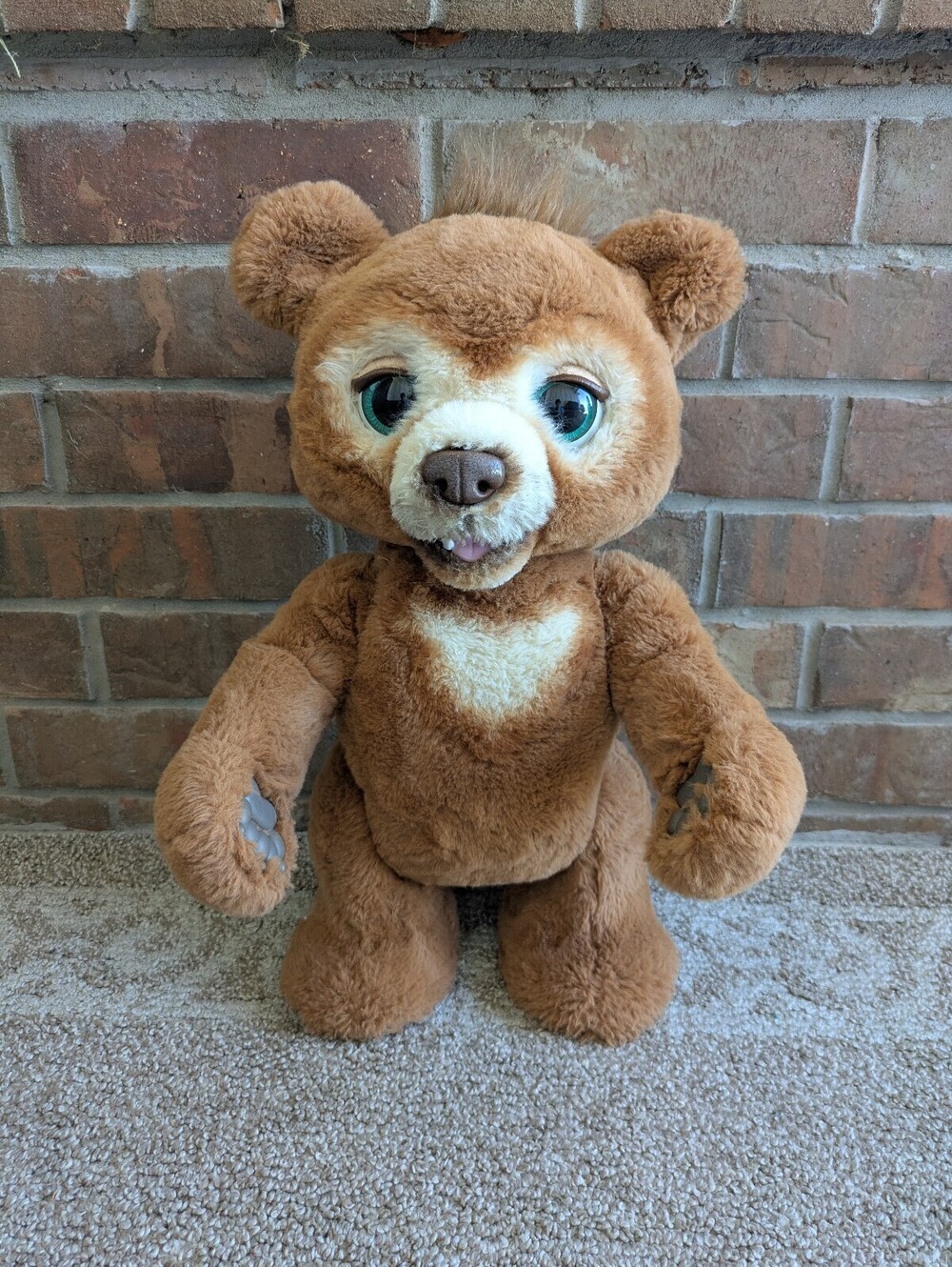 FurReal Friends Cubby The Curious Bear Interactive Animatronic Plush Toy Hasbro
